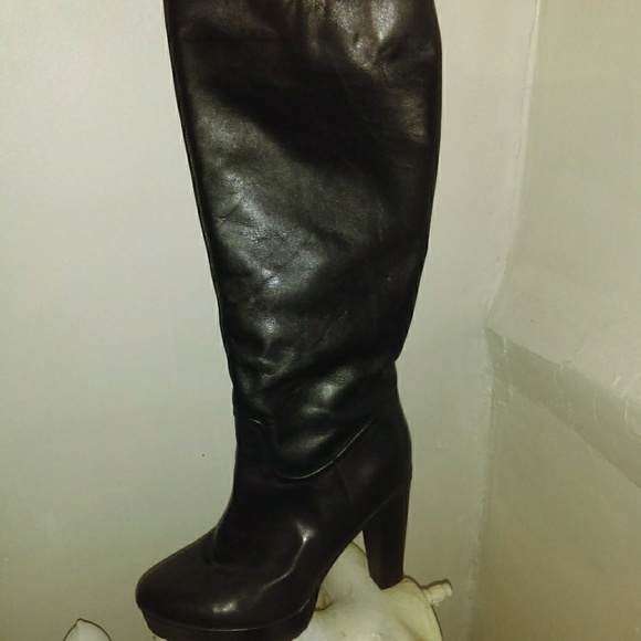 Black H&M Leather boots - Picture 1 of 5